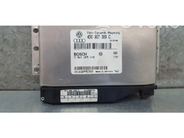 Блок управления АБС 4D0907389C, 4D0907389C Audi A8 S8 D2 4D