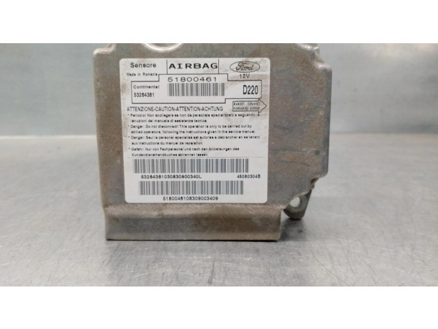 Блок подушек безопасности 51800461, 53284381   Ford Ka