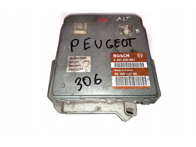 Блок управления двигателя 0261200667   Peugeot 306