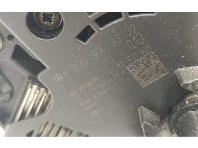 Генератор A0009063322   Mercedes-Benz GLA W156      