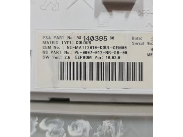 Спидометр (приборный щиток)    9814039580, 9814039580   Peugeot 2008 I