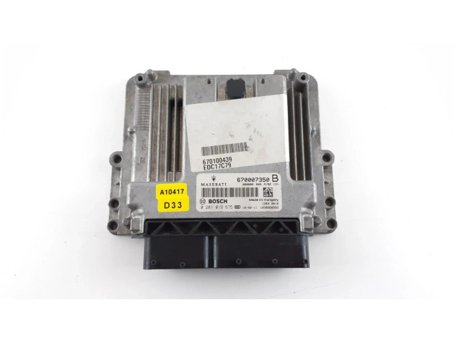 Řídící jednotka 670007350B, 0281019675   Maserati Ghibli 2016