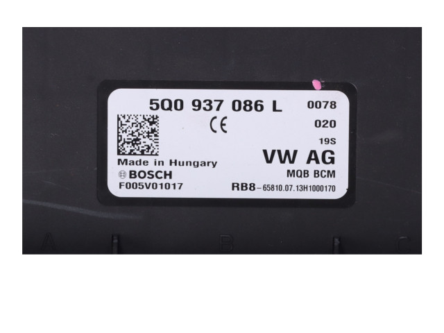 Модуль управления BSM 5Q0937086L Volkswagen Golf Plus