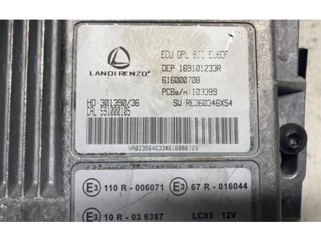 Блок управления 103389, 169101233R Dacia Sandero III