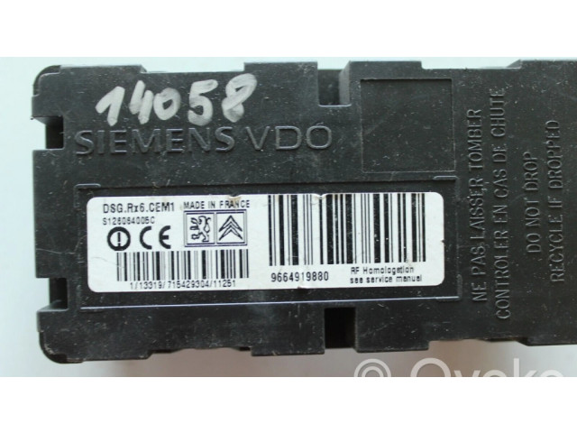 Блок управления S126064005C, 9664919880   Citroen C5