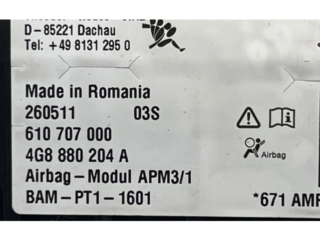 Подушка безопасности пассажира 4G8880204A   Audi A7 S7 4G