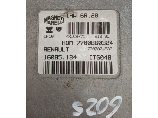 Блок управления двигателя IAW, 6R.20   Renault Twingo I