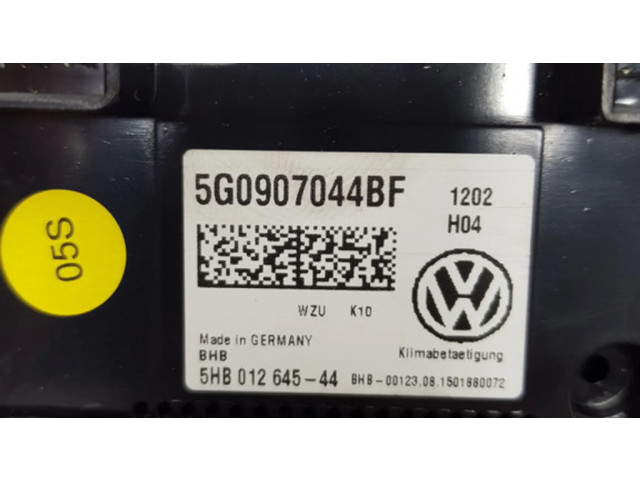 Блок управления климат-контролем 5G0907044BF, 5HB01264544   Volkswagen PASSAT B8