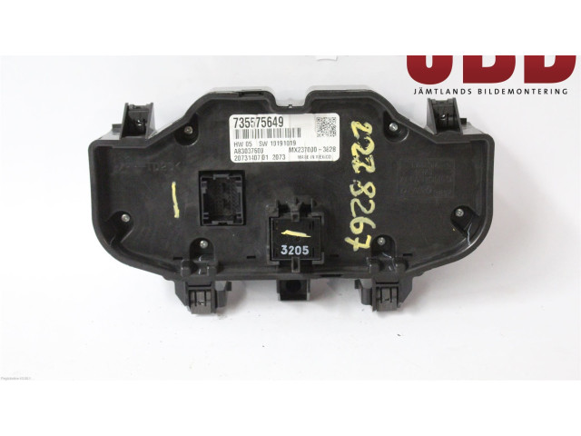 Блок управления климат-контролем 735575649   Fiat Panda III