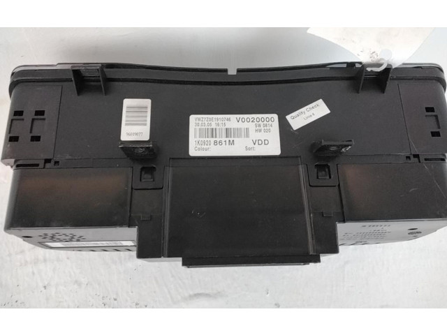 Панель приборов 5M0920870EX, 5M0920870EX Volkswagen Golf Plus