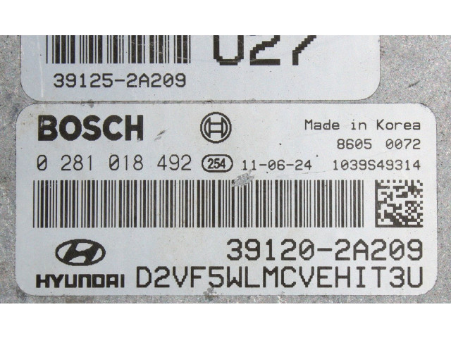 Řídící jednotka 391202A209   Hyundai i40 2012