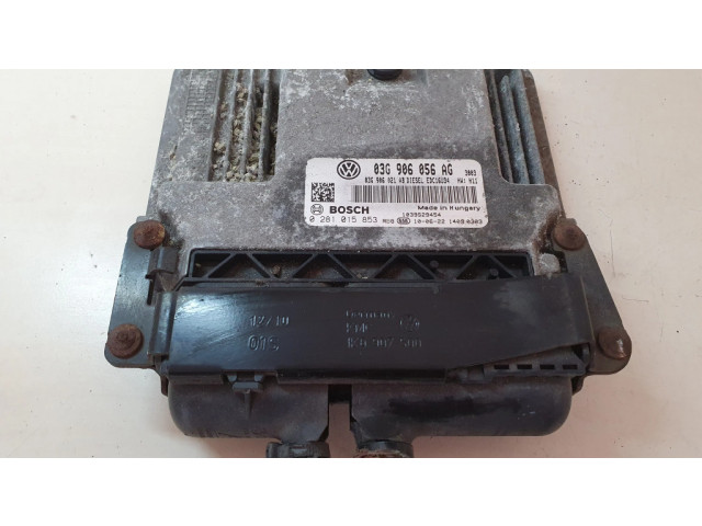 Блок управления двигателя 03G906056AG Skoda Superb B6 (3T)
