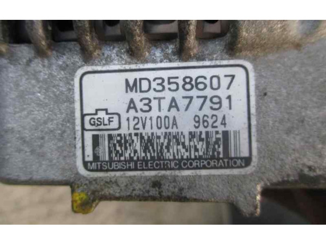 Генератор MD358607, A3TA7791   Mitsubishi Space Wagon      