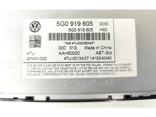 Дисплей 5G0919605 Volkswagen Golf VIII