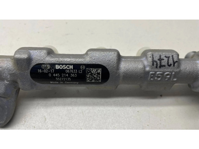 Vstřikovací lišta 0445214363, 067633L2   Fiat 500X  pro naftový motor 1.6  