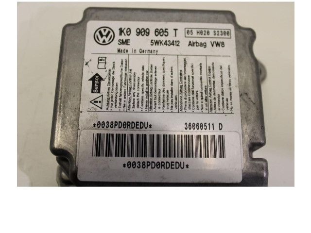 Блок подушек безопасности 1K0909605T Volkswagen Golf Plus