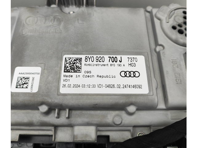 Панель приборов 8Y0920700J, 8Y0190A Audi A3 8Y