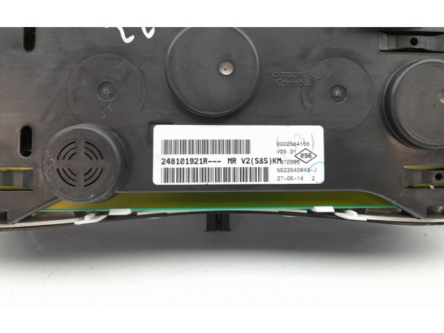 Geschwindigkeitsmesser Cockpit 248101921R Dacia Logan II