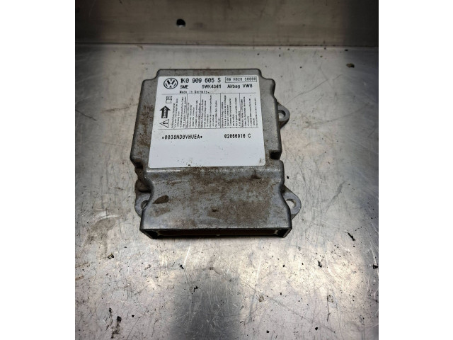 Блок подушек безопасности 1K0909605S, 5WK43411 Skoda Octavia Mk2 (1Z)