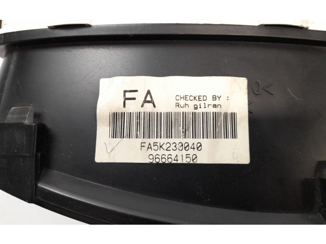 Панель приборов 96664150   Chevrolet Matiz       