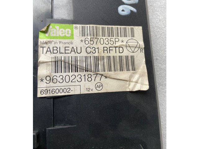 Блок управления климат-контролем 9630231877, 657035P   Peugeot 406