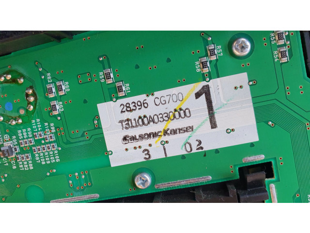 Блок управления климат-контролем 28396CG700, T31100A0330000 Infiniti FX