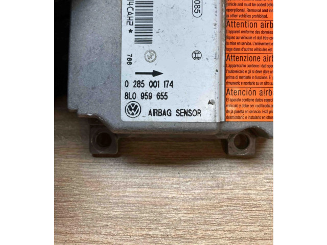 Блок подушек безопасности 8L0959655, 0285001174   Audi A3 S3 8L