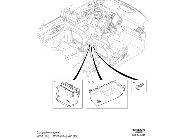 Блок управления климат-контролем 31674024, 31346788   Volvo XC90