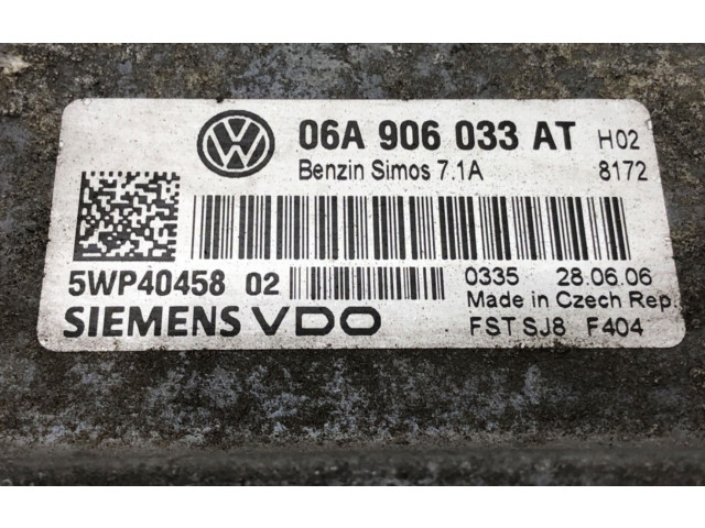 Блок управления двигателем Блок управления 06A906033AT   Volkswagen PASSAT B6