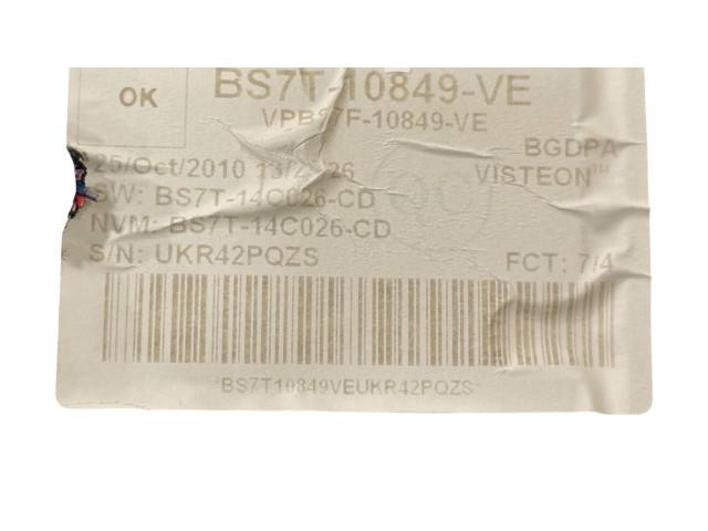 Панель приборов BS7T10849VE, BS7T14C026CD Ford S-MAX