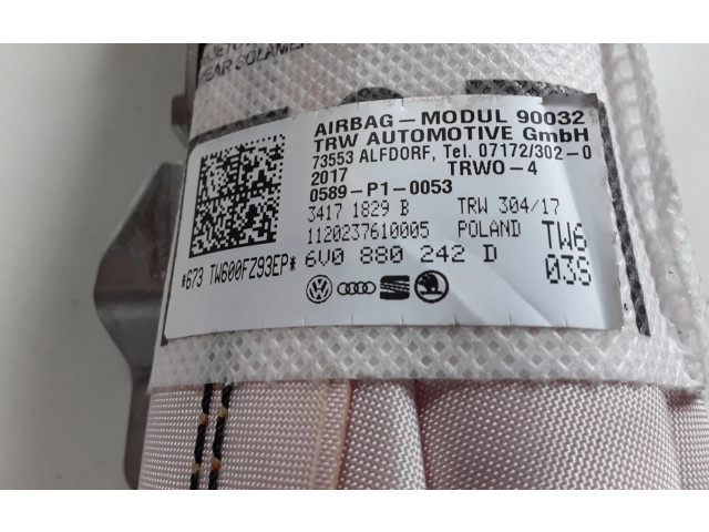 Подушка безопасности в сиденье 34171829B Skoda Fabia Mk3 (NJ)