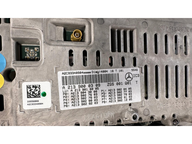 Přístrojová deska Mercedes-Benz E W213 2018 A2139000309
