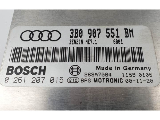 Блок управления двигателя 0261207015 Audi A6 S6 C5 4B