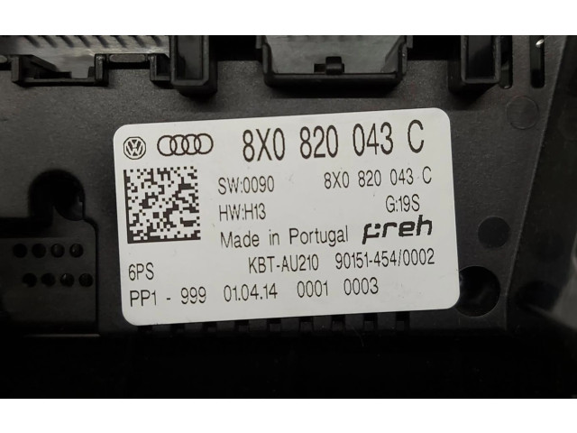 Блок управления климат-контролем 8X0820043C Audi A1