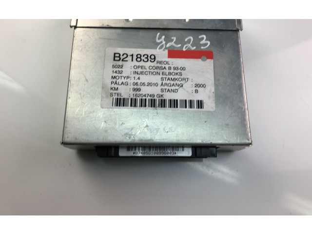 Блок управления 16204749GK   Opel Corsa B