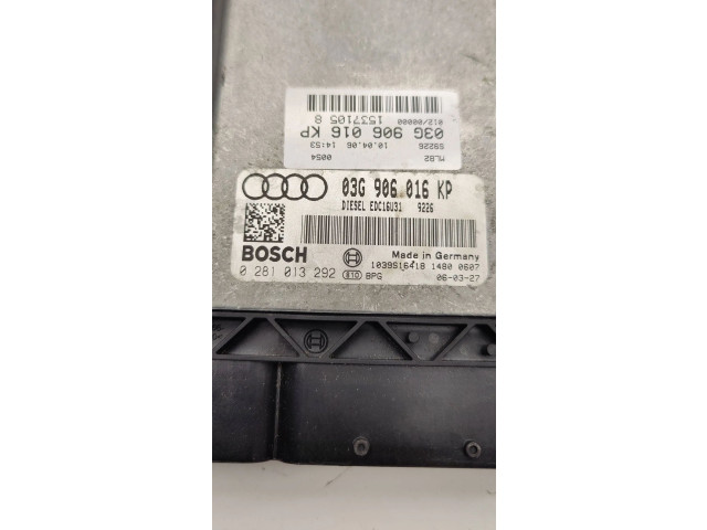 Řídící jednotka 03G906016kp   Audi A4 S4 B7 8E 8H 2008