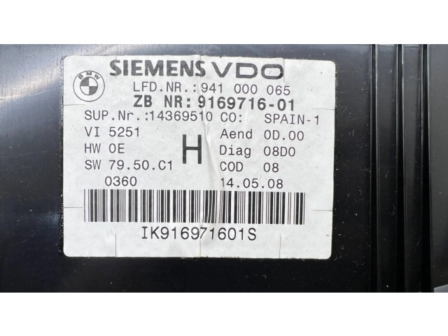 Přístrojová deska BMW 3 E92 E93 2009 9169716, 941000065