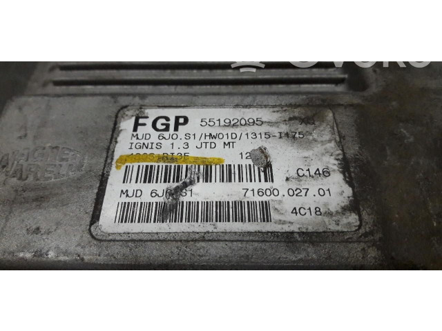 Блок управления двигателем Блок управления 55192095 Suzuki Ignis