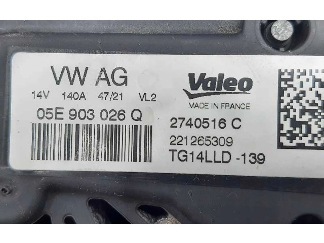 Генератор 05E903026Q, 2740516C   Audi A1    