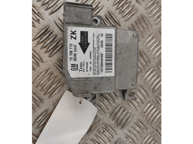 Блок подушек безопасности 13158713, 13158713   Opel Meriva A