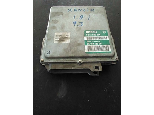 Блок управления двигателя BOSCH, 0261200666   Citroen Xantia