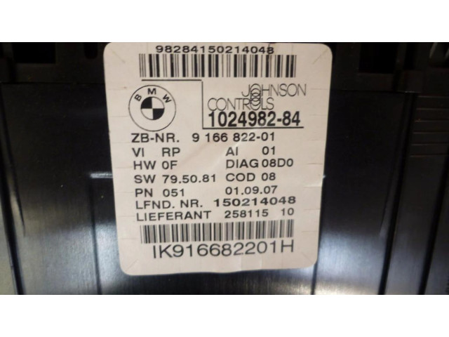 Přístrojová deska BMW 1 E81 E87 2007 62109283802, B084