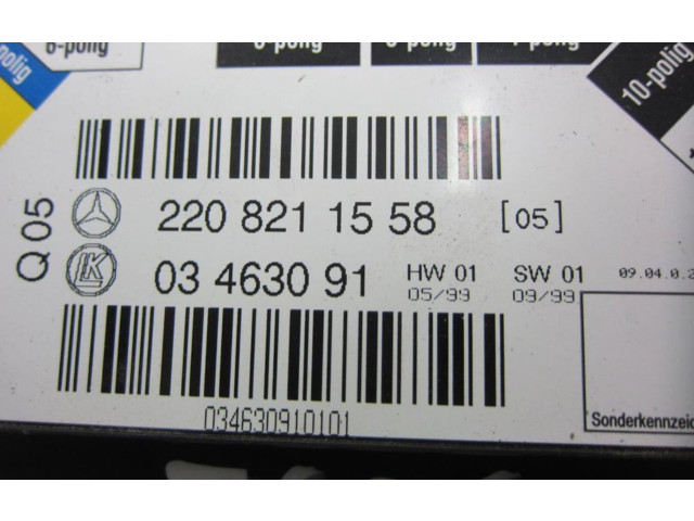 Řídící jednotka 2208211558 Mercedes-Benz S W220 2000