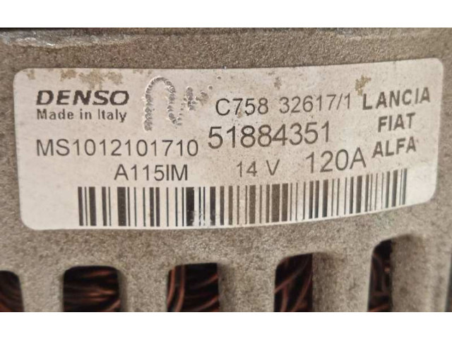 Генератор 51884351, MS1012101710 Jeep Renegade