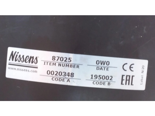 Вентилятор печки 0020348, 195002 Saab 9-3 Ver2