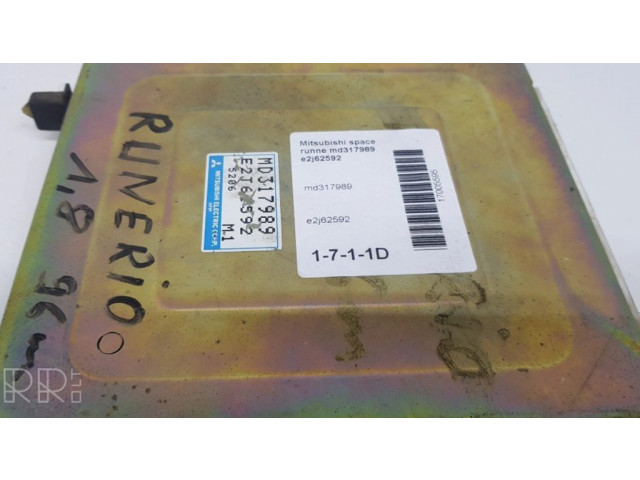 Блок управления двигателя MD317989, E2T62592 Mitsubishi Space Runner