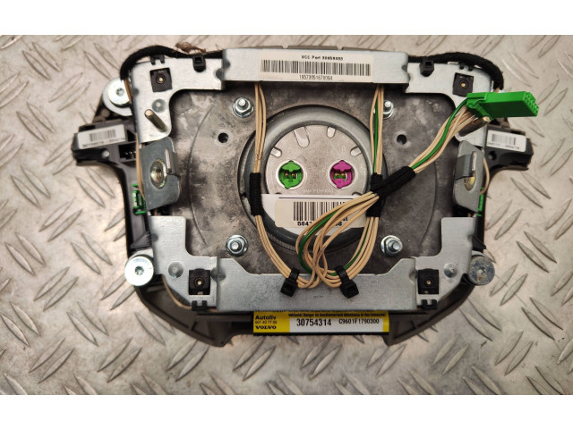 Подушка безопасности водителя 30754314, C9601F179   Volvo V70