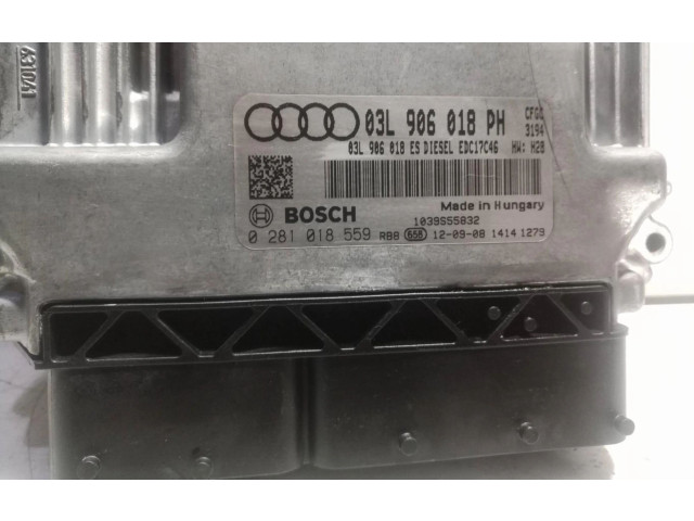 Поршень Блок управления двигателем ECU 03L906018 Audi Q3 8U