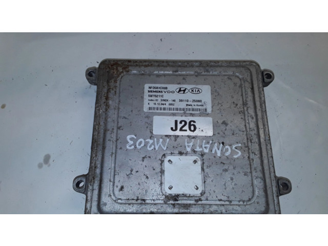 Блок управления впрыском 3911025080, 5WY5211C Hyundai Sonata