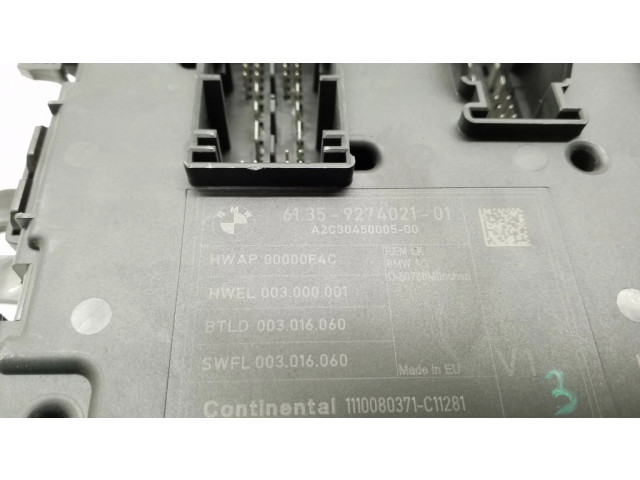 Блок управления 6135927402101, 9274021 BMW 1 F20 F21